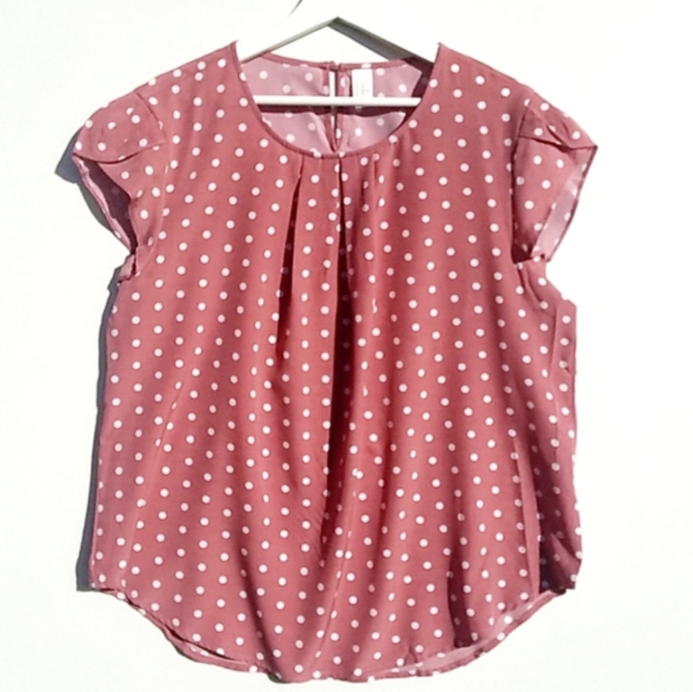 Polka Dot Blouse ~ NWOT